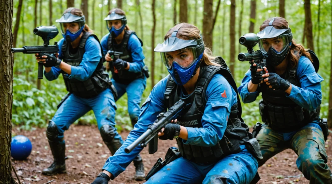 bleus paintball